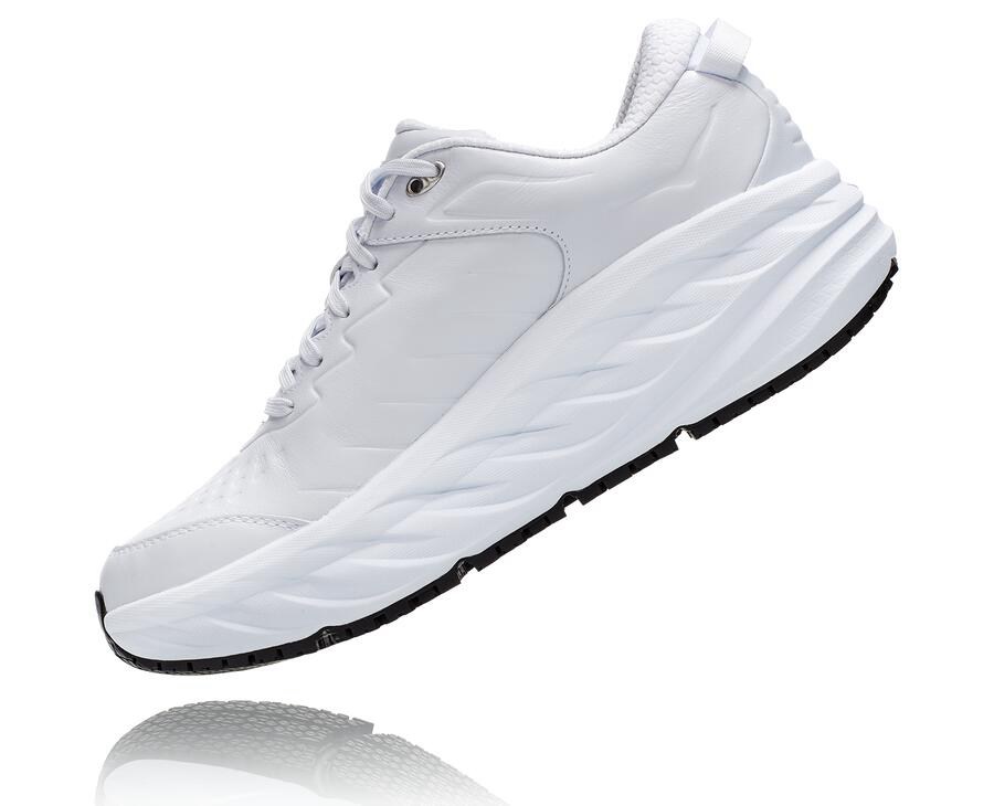 Hoka One One Running Shoes Mens White - Bondi Sr - 46279BECJ